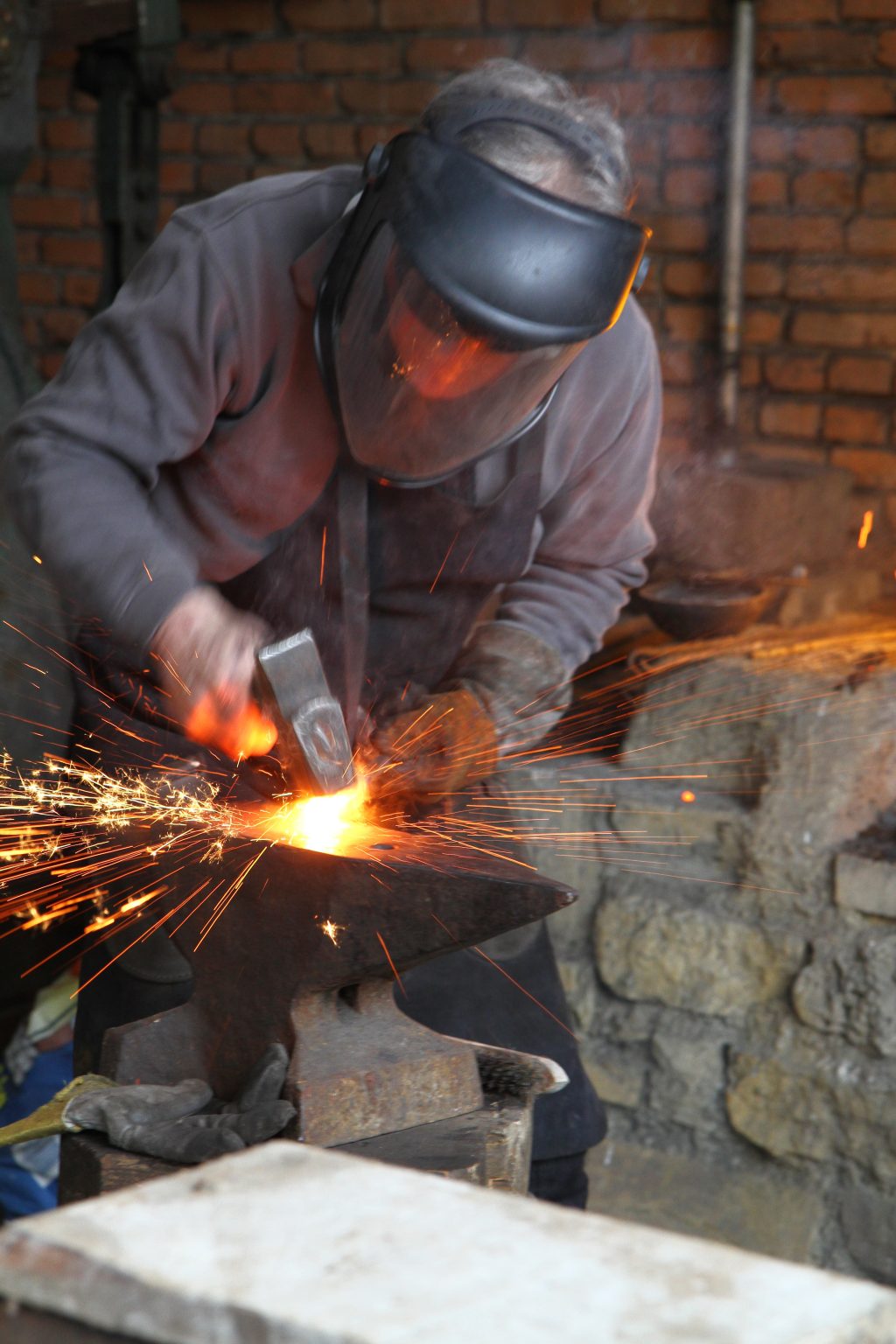 Démonstration du travail du fer