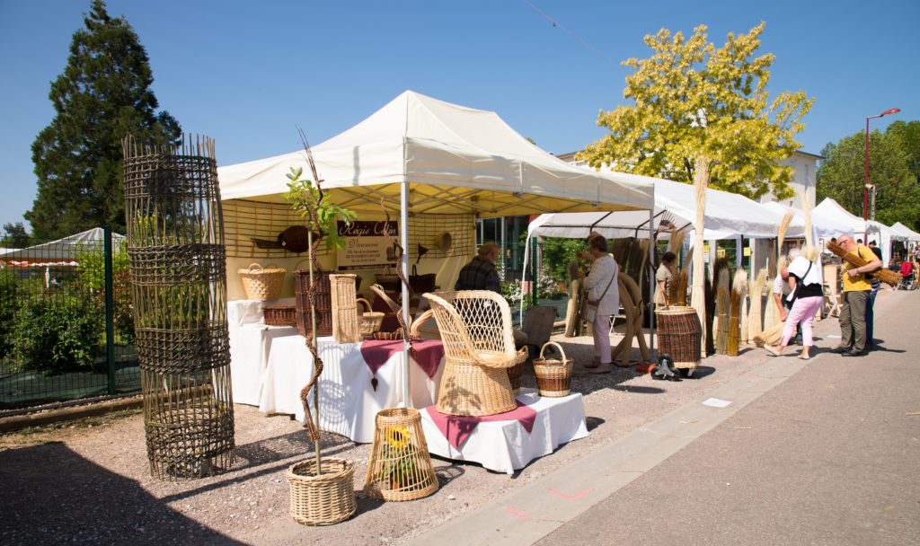 Stand de vannerie · Festiv'an 2018 © CDPV