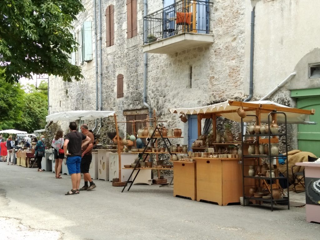 Le Marché potier 2021 © Mairie de Lauzerte