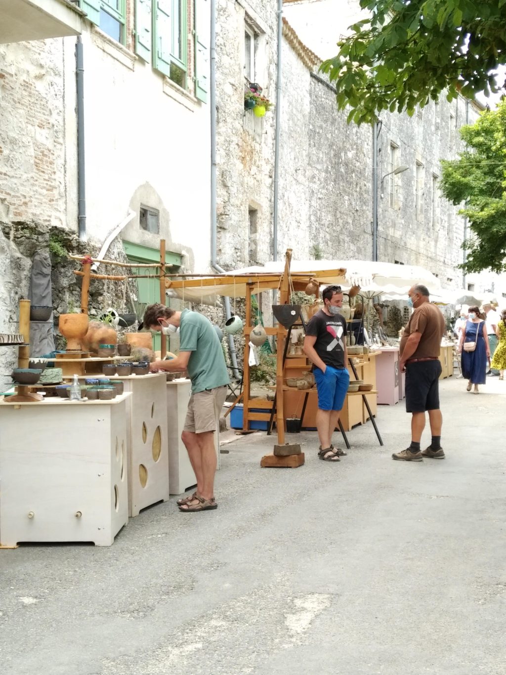 Le Marché potier 2021 © Mairie de Lauzerte