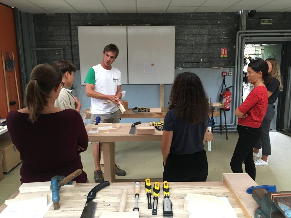 Au coeur de l'atelier bois La Benne Idée ©La Cité du Faire