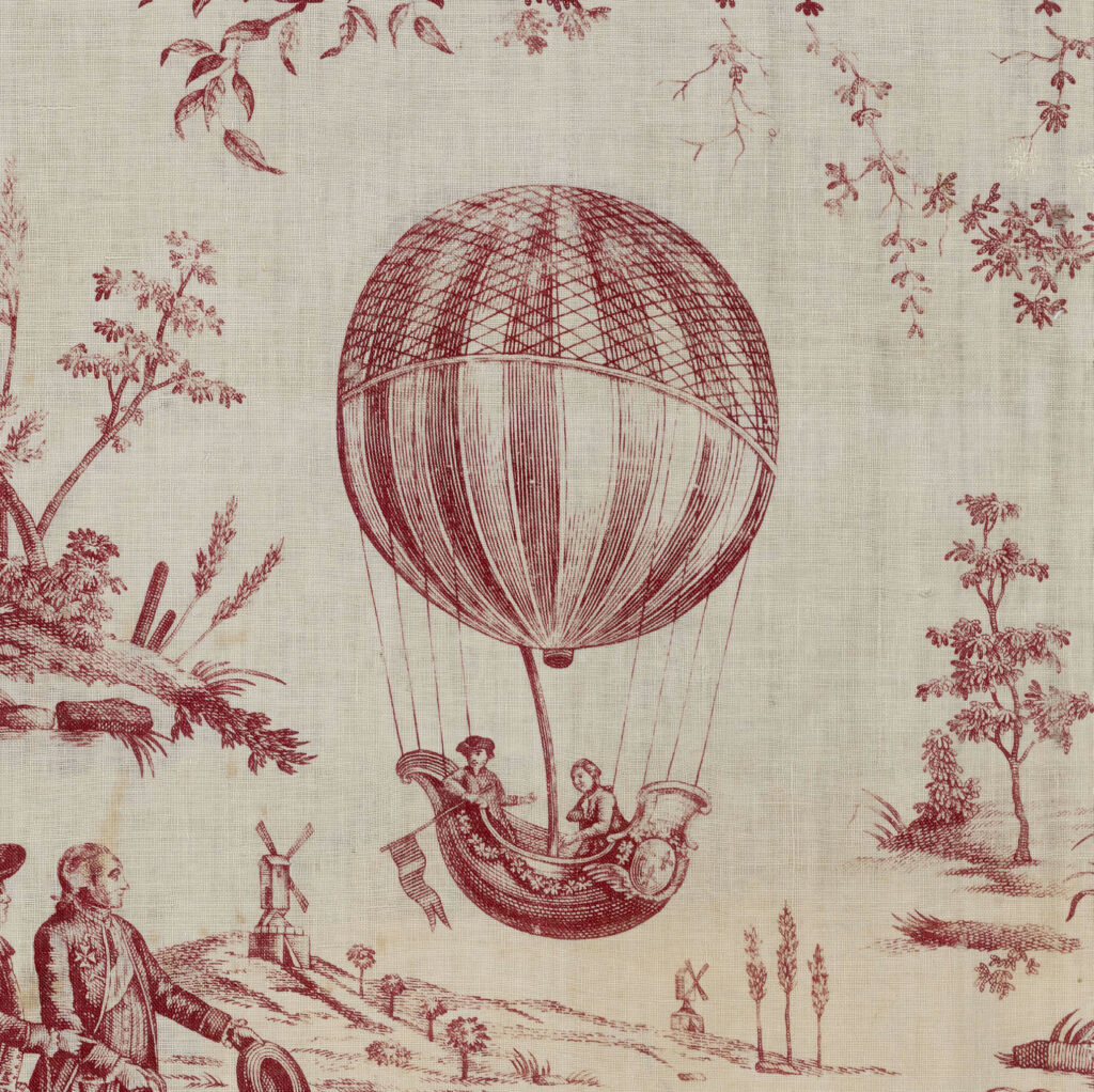 Le Ballon de Gonnesse, manufacture Oberkampf ©Musée de la Toile de Jouy