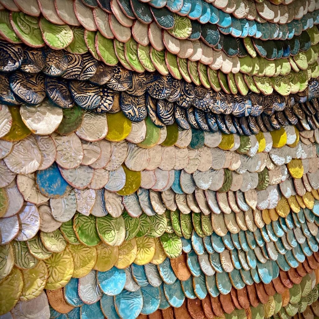 ©Fabienne Auzolle - Détail d'une tenture