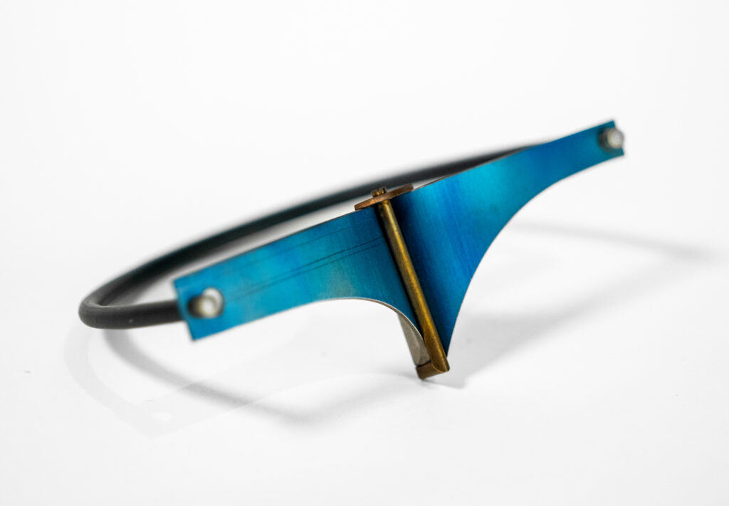 Bracelet, 1983 - Titane-acier inoxydable-cuivre-laiton-caoutchouc