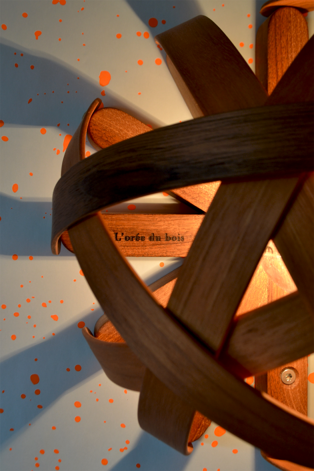 ©Jean-Sylvain Masse - L'Orée du bois - Entrelacs noyer détail