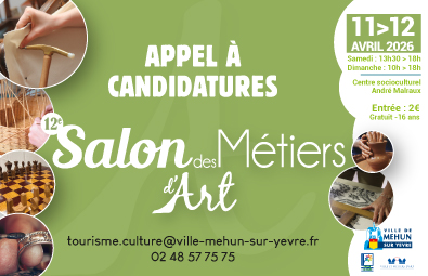 Appel à candidatures 12e édition du Salon des Métiers d'Art