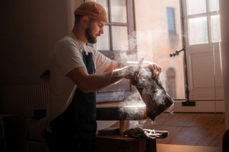 Cintrage du bois - Atelier Marchand Adrien ©Jason-Elmoznino
