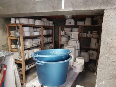Atelier terre coulage